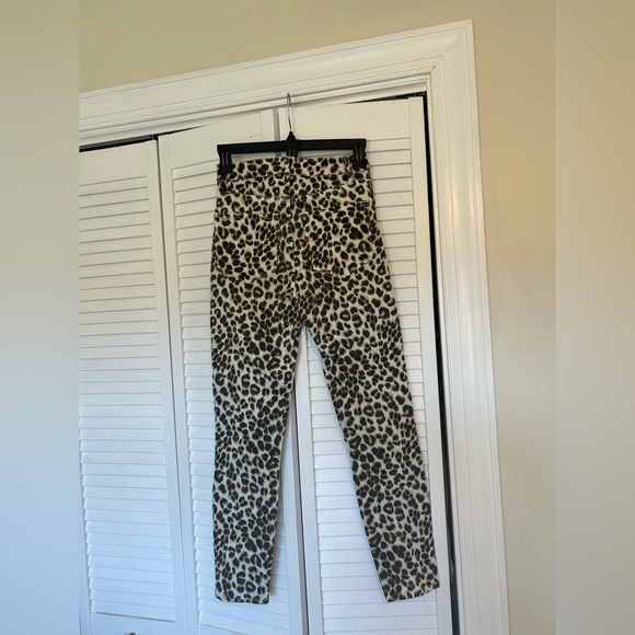 Frame Denim Women’s Jeans Size 24 Ali High Rise Cigarette Leopard Print Skinny - Picture 4 of 8